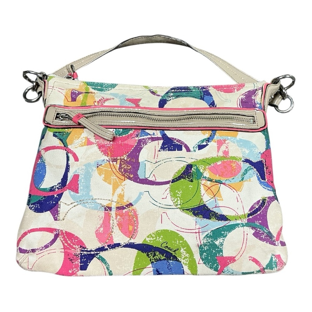 Coach - EC - Poppy Colorful Signature C Halie Shoulder Bag